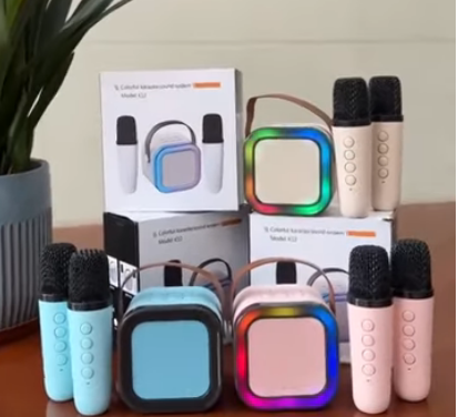 ২ টি হ্যান্ড মাইক্রোফোন ✅ 100% অরিজিনাল Bluetooth K12 Plus Karaoke Wireless Audio Speaker