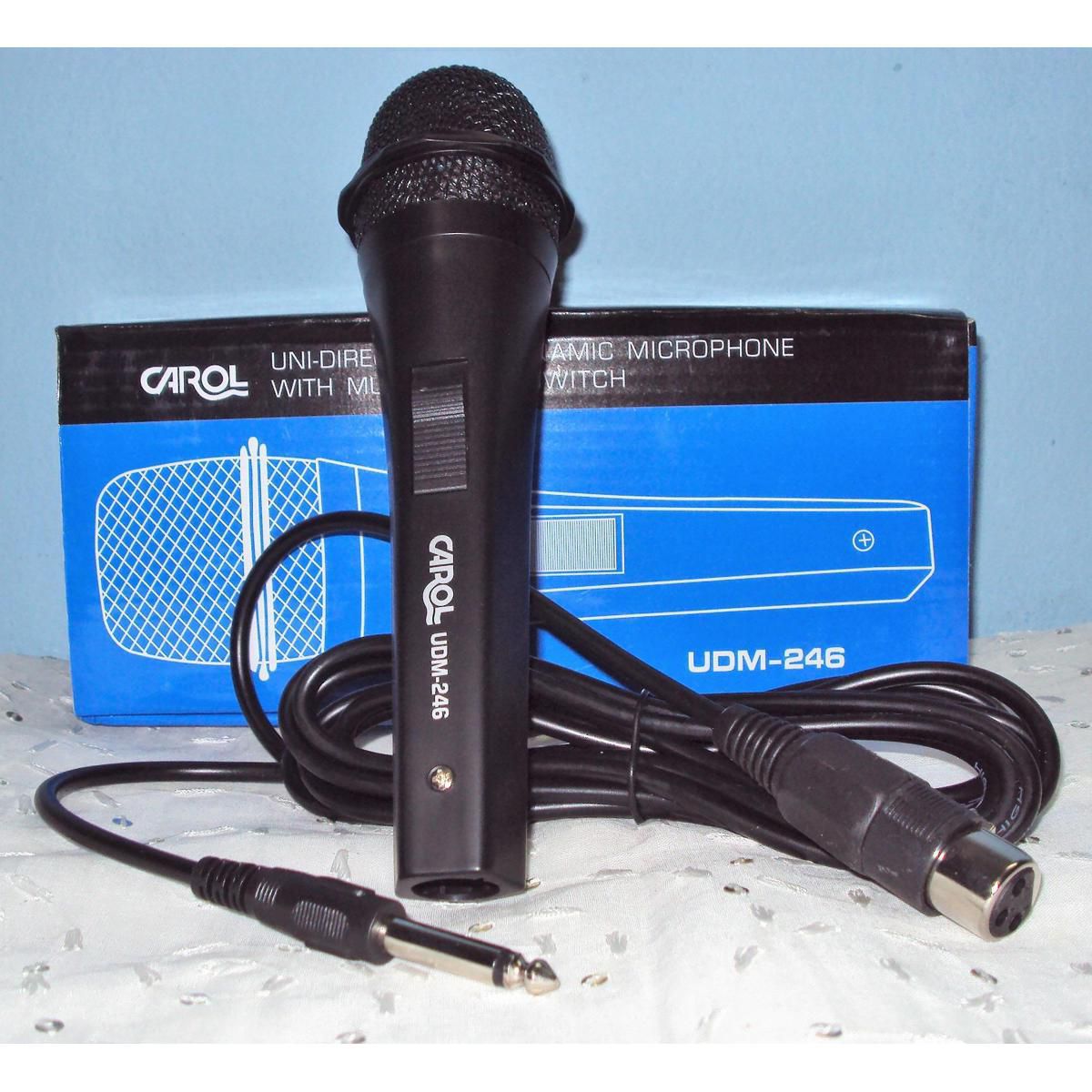Uni-directional Dynamic Handheld Microphone Carol UDM 246 for Live Sound and Stage Performances Made in Taiwan