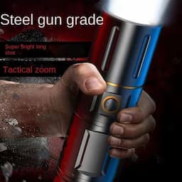 SUPER POWER TORCH LIGHT WITH POWER BANK (10000 mah)