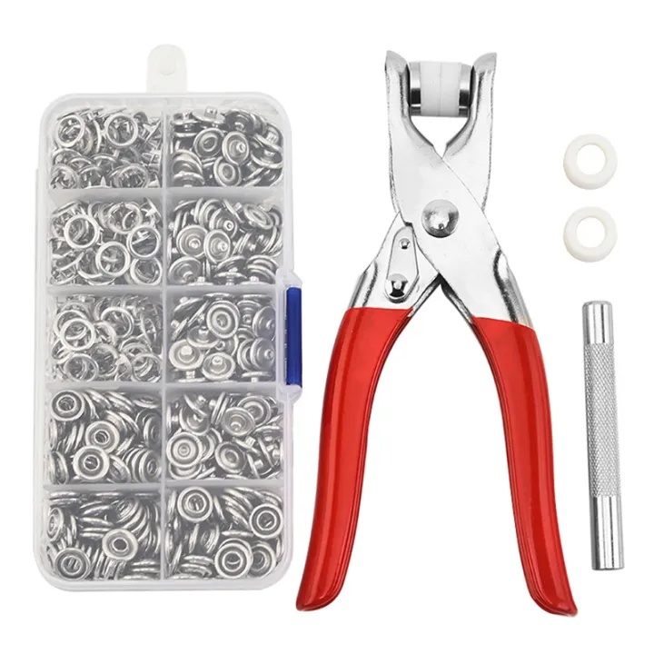 Metal Snap Buttons with Fastener Pliers Press + 100 Free Buttons