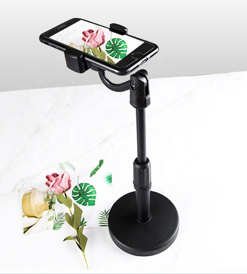 Height adjustable Mobile Phone Stand Tripod