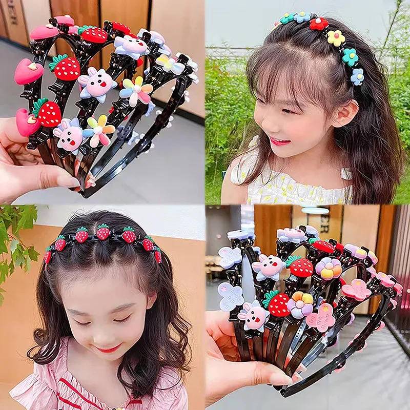 🎀 Twist Clip Hair Band for Girls 🎀 (2 pcs)